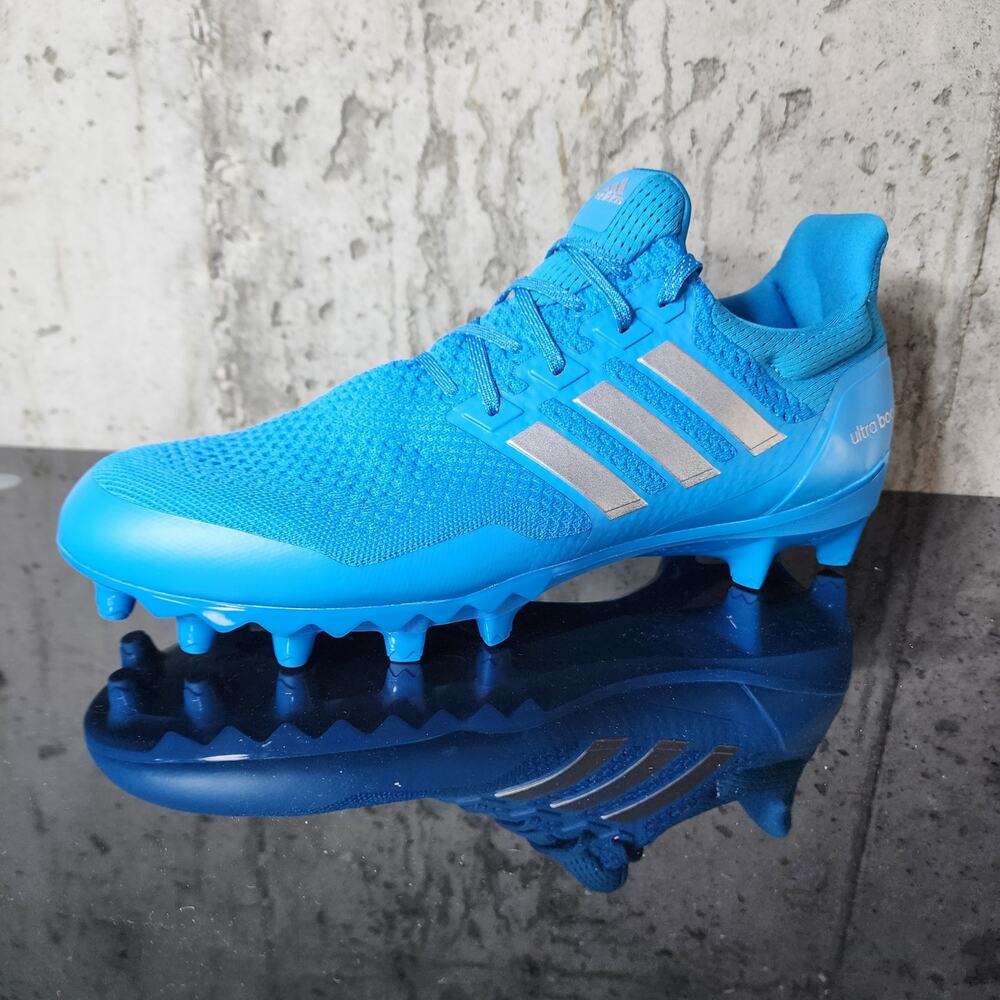 MSRP $180 adidas Ultraboost Football Cleats Men's Size 15 Blue Boost New